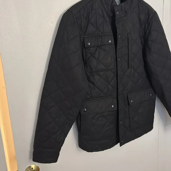 Bonobos Banff Quilted Jacket Black Medium